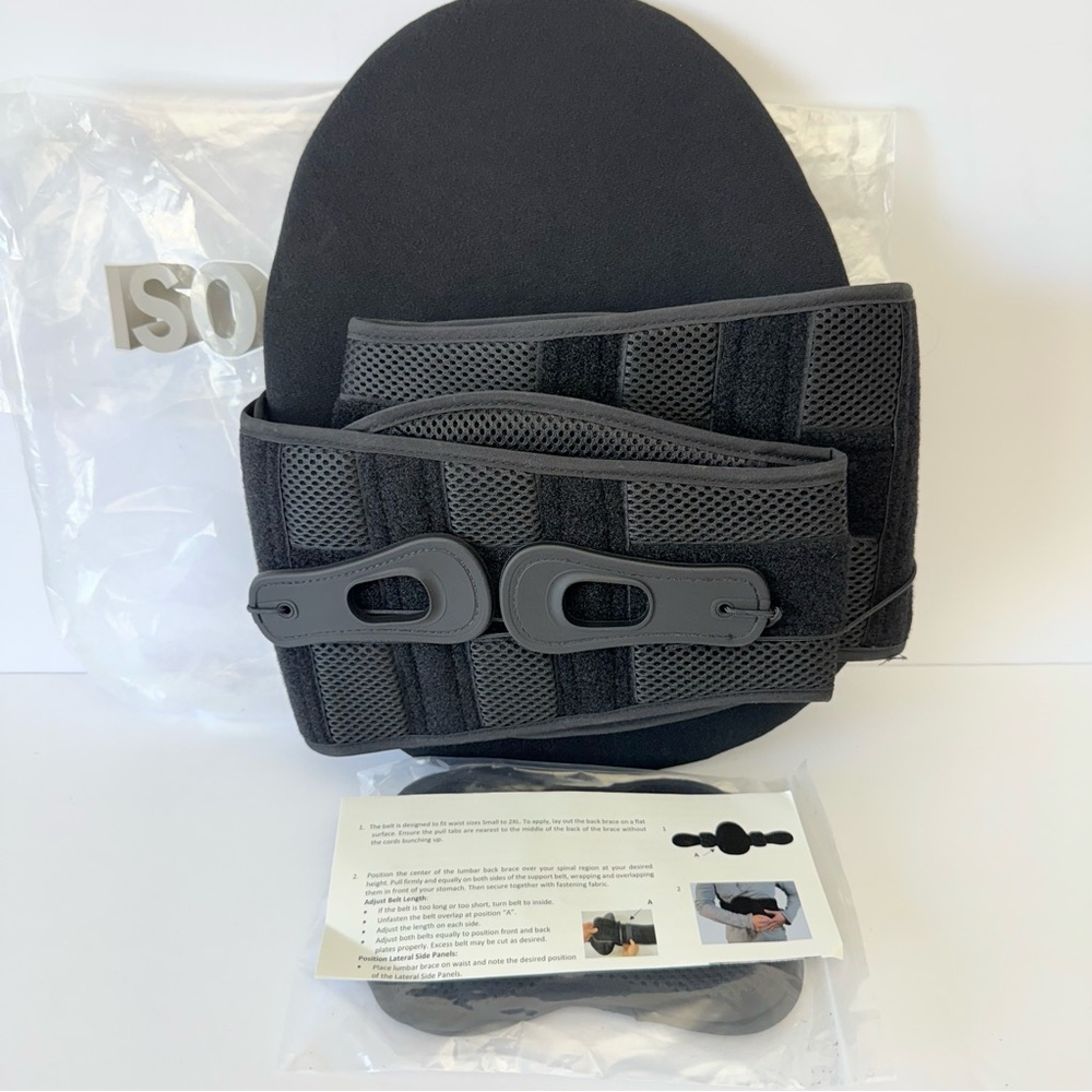 ISO Preferred – Lumbar Back Brace VI Small To 2XL (Universal) ISO-BA206